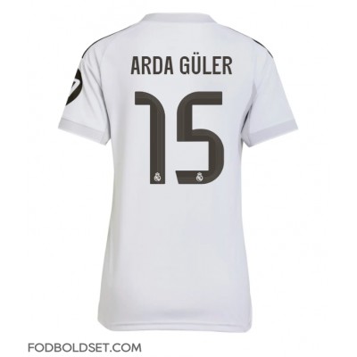 Real Madrid Arda Guler #15 Hjemmebanetrøje Dame 2025-26 Kortærmet Real Madrid Arda Guler #15 Hjemmebanetrøje Dame 2025-26 Kortærmet